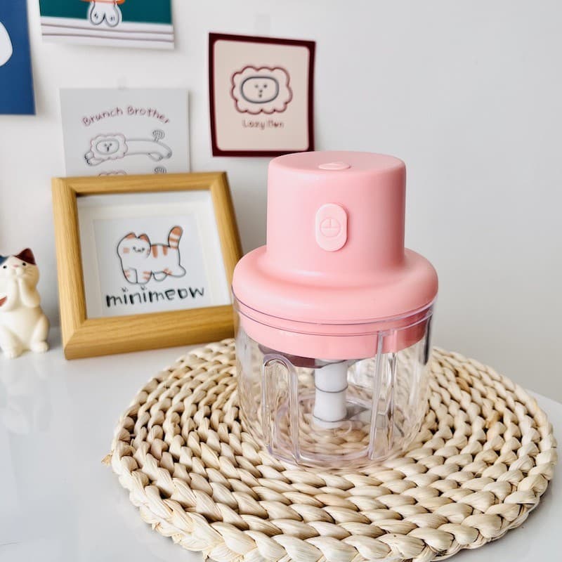 Mini Picador De Alimentos eEétrico 3 lâminas 250 ml Alho-SUN