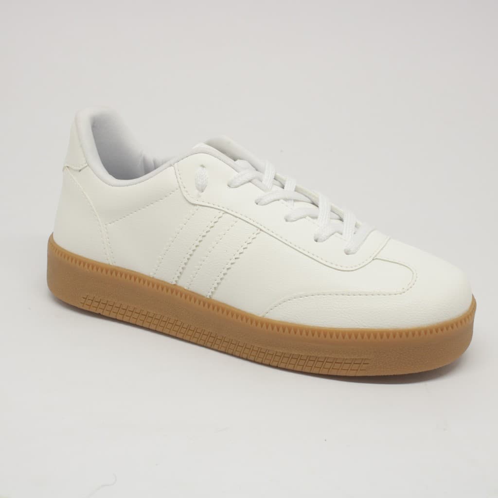 Tênis Feminino Casual Confortável Estiloso Antiderrapante Moda Metalizado