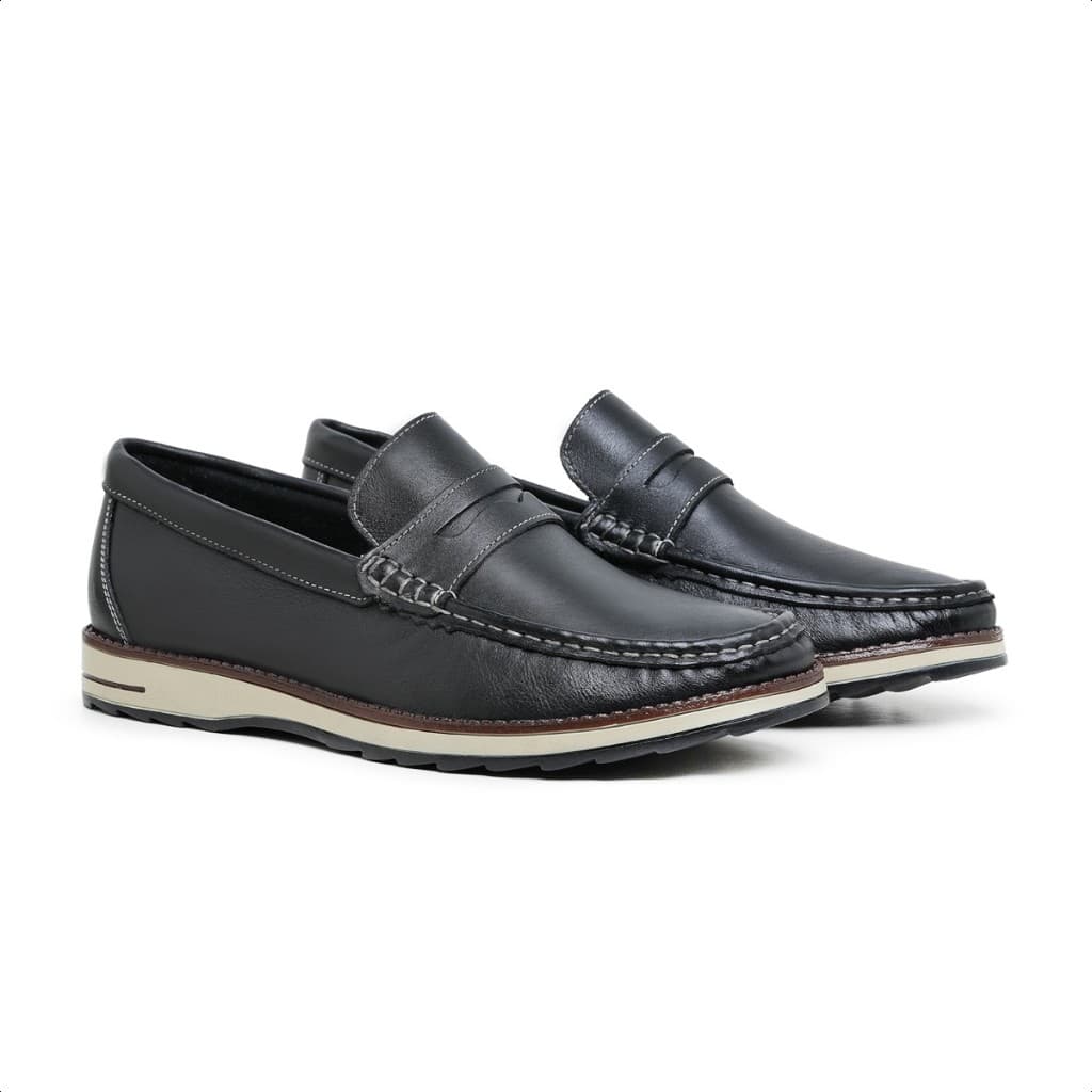 Mocassim Masculino Dockside Couro Legítimo Conforto Exclusivo Promoçao Envio Imediato