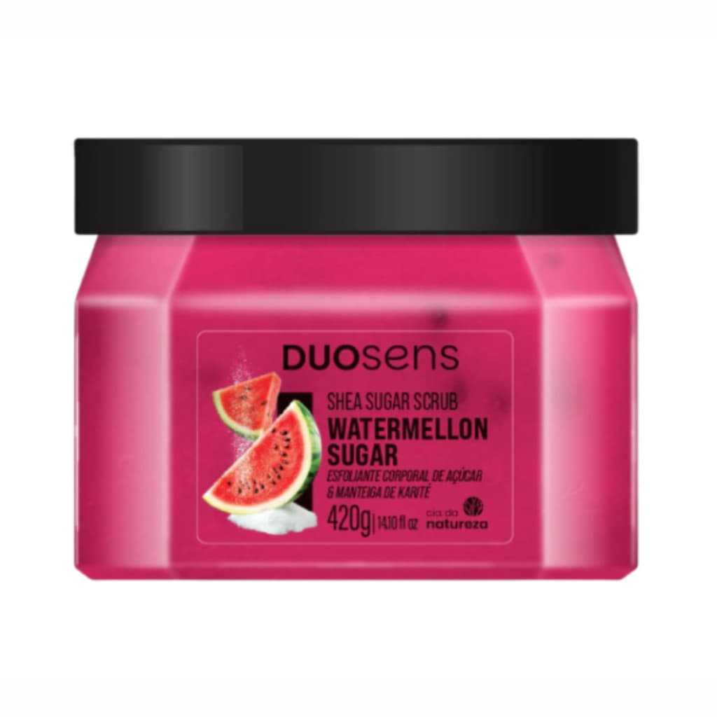 Esfoliante Corporal Sugar Scrub Watermellon Sugar DuoSens Cia da Natureza 420g