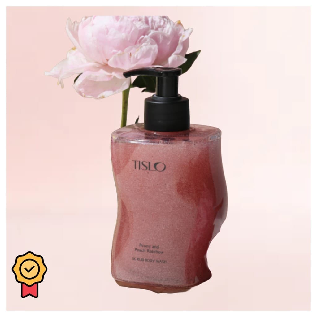 (Melhor) Sabonete Líquido tislo Scrub , Arco-Íris Peônia E Pêssego , 330ml , 1 Unidade/Esfoliante Coreano Da kidsarmor