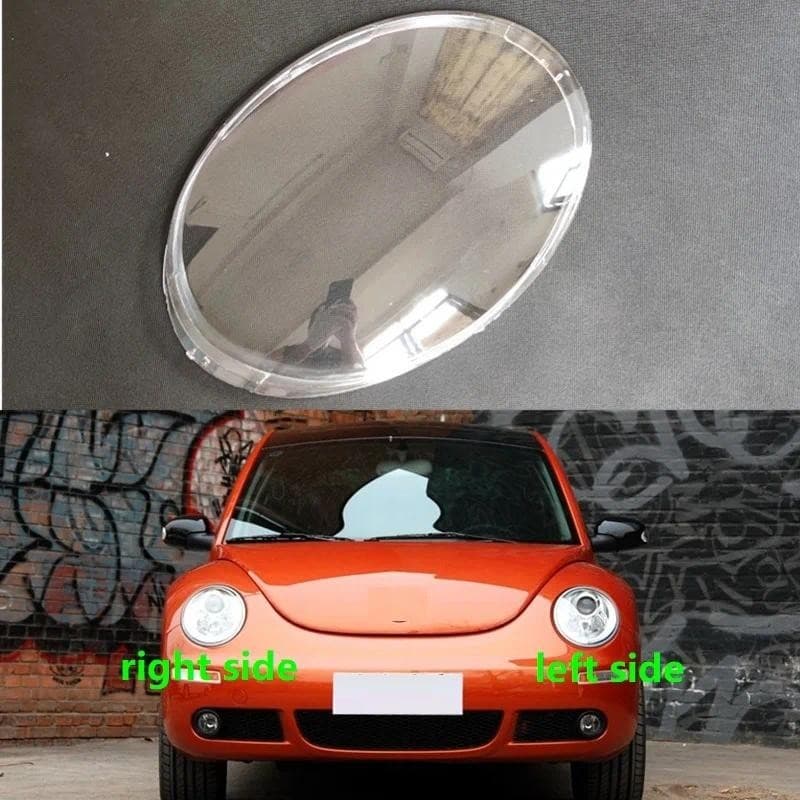 Para Volkswagen VW Beetle 2003-2012 Farol Escudo Capa Transparente Abajur Plexiglass Lâmpada Luz Sombra Lente