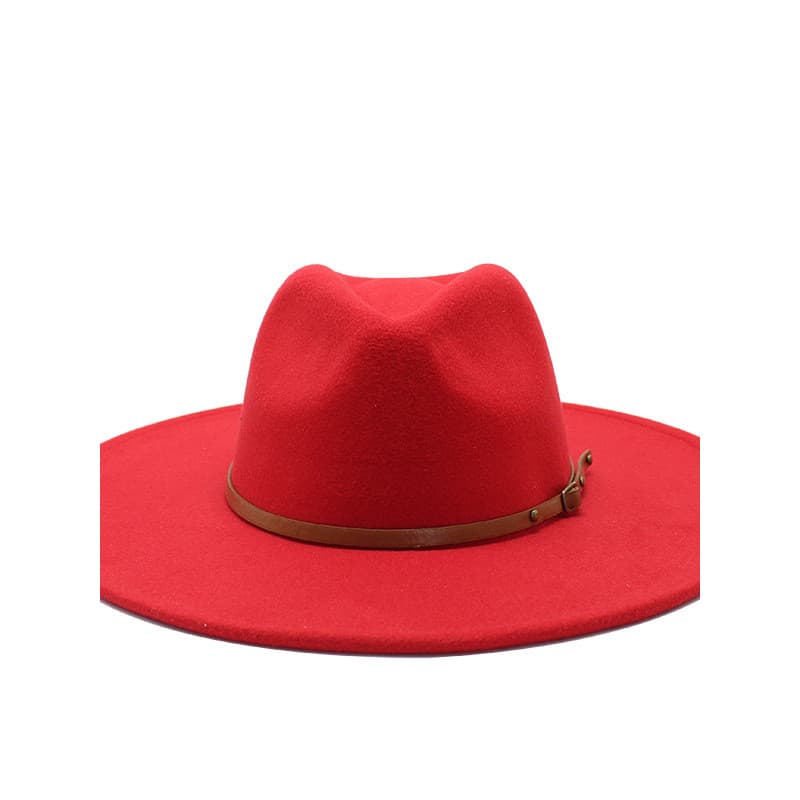 Chapéu superior de lã com aba grande, venda imperdível, masculino, feminino, outono inverno, Jazz, britânico, retrô, mod