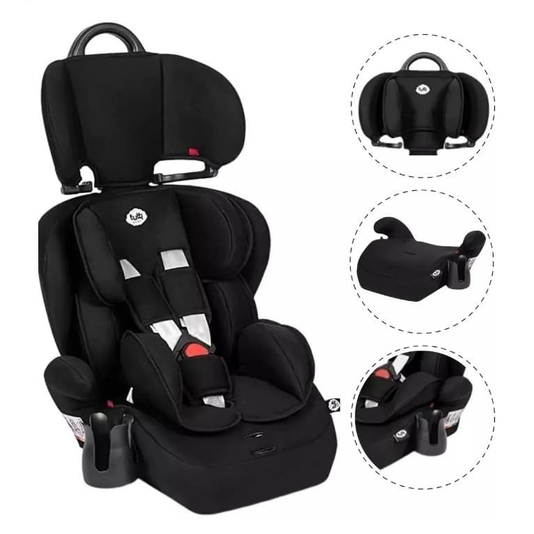Cadeira Versati Preta Tutti Baby Para Carro