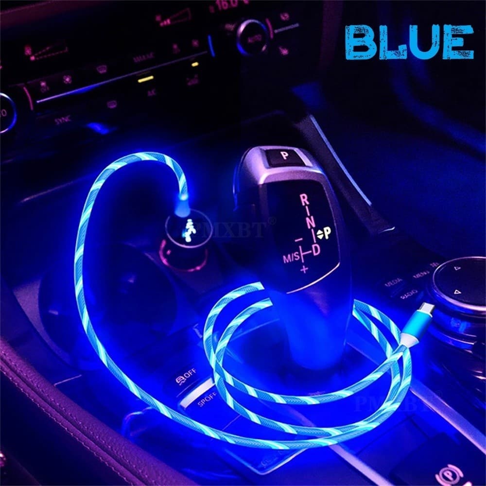 Cabo de Carregamento Rápido 120W 5A Micro USB/Tipo C/Lightning for Luz LED de Efeito Fluido Envio rápido
