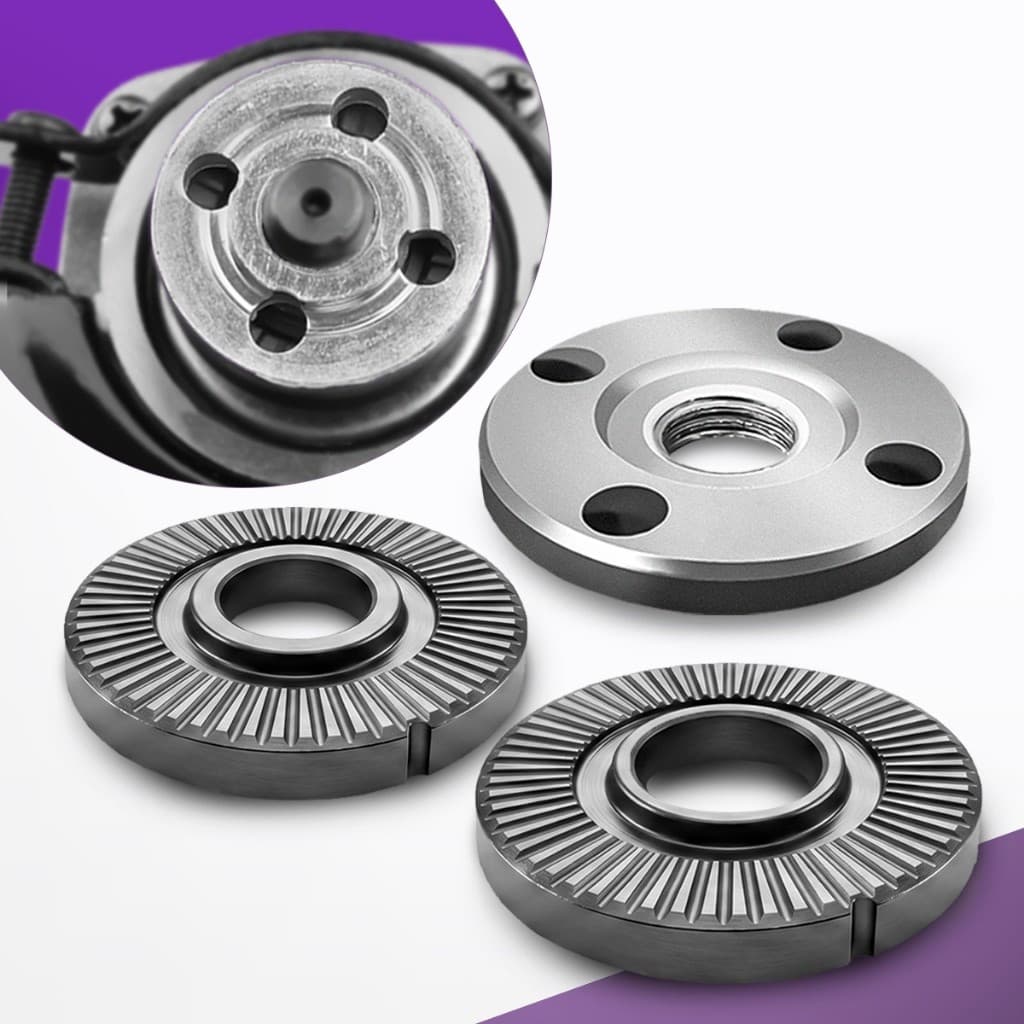 Flange Porca 20mm 22mm Compatível Esmerilhadeira Lixadeira Bosch Makita
