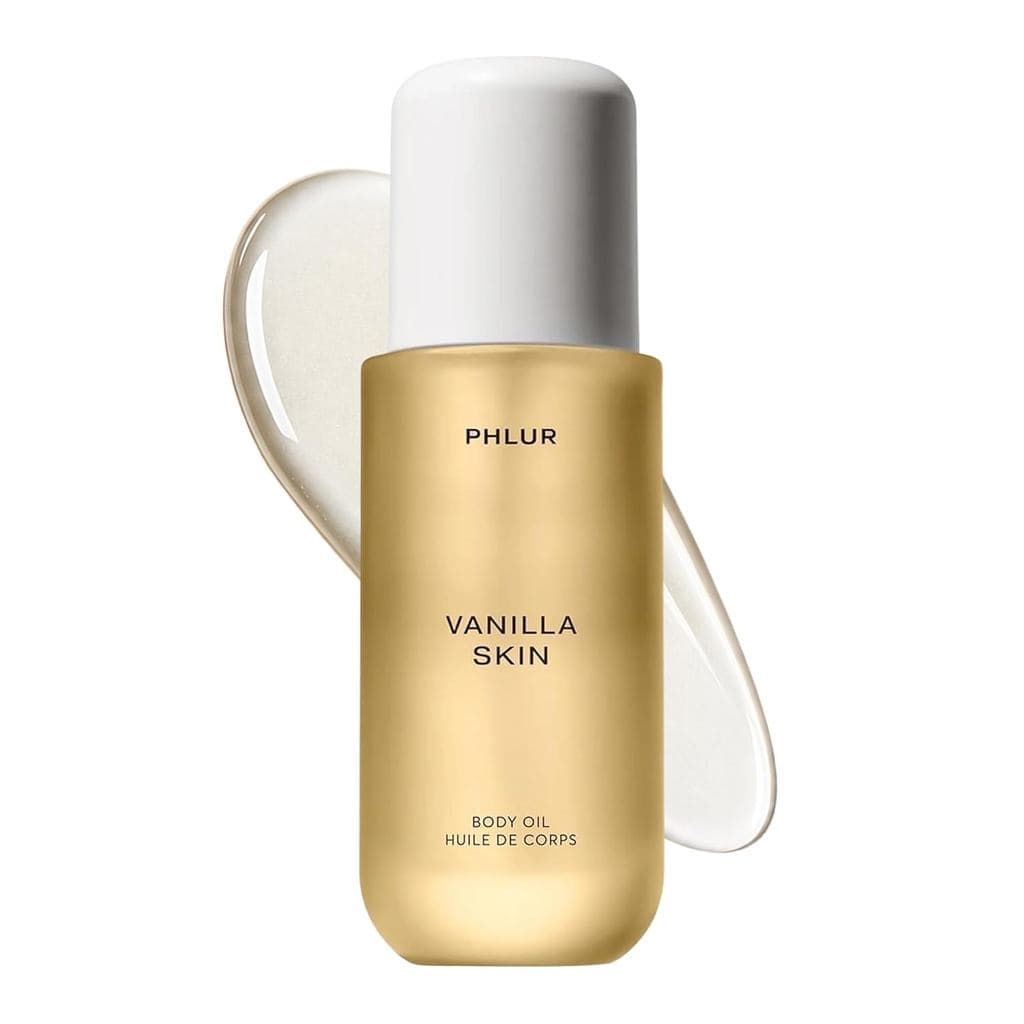 Óleo Corporal de Baunilha PHLUR, 4 Fl Oz – Óleo Corporal com Aroma de Baunilha, Pimenta Rosa e Sândalo para Mulheres e H