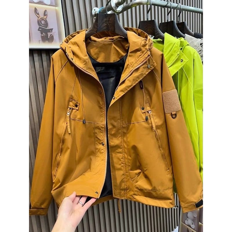 Primavera outono jaqueta jaqueta das mulheres dos homens fino à prova de vento à prova dwindproof água caminhadas terno