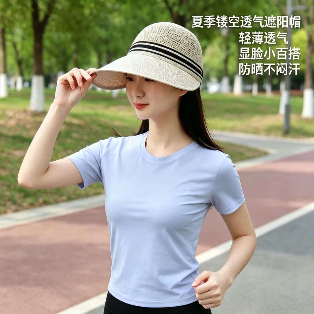Chapéu de aba larga feminino verão andando aba grande tecido balde chapéu estilo All-Match malha respirável protetor sol