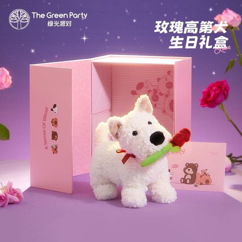 Oriental Fuxiang Trading Co., Ltd. TheGreenParty TheGreenParty Rose Filhote de Cachorro Boneca Presente de Aniversário N