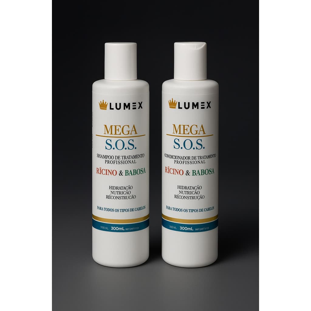 SHAMPOO E CONDIONADOR S.O.S LUMEX 300ML LUMEX