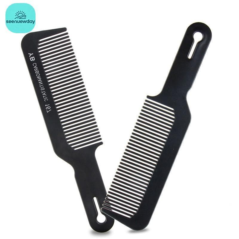 [seenuewday] Barbeiro Profissional Provocando Hairb Salão De Beleza Grau Arredondado Dentes Ondulados Anti-Arranhões Mod