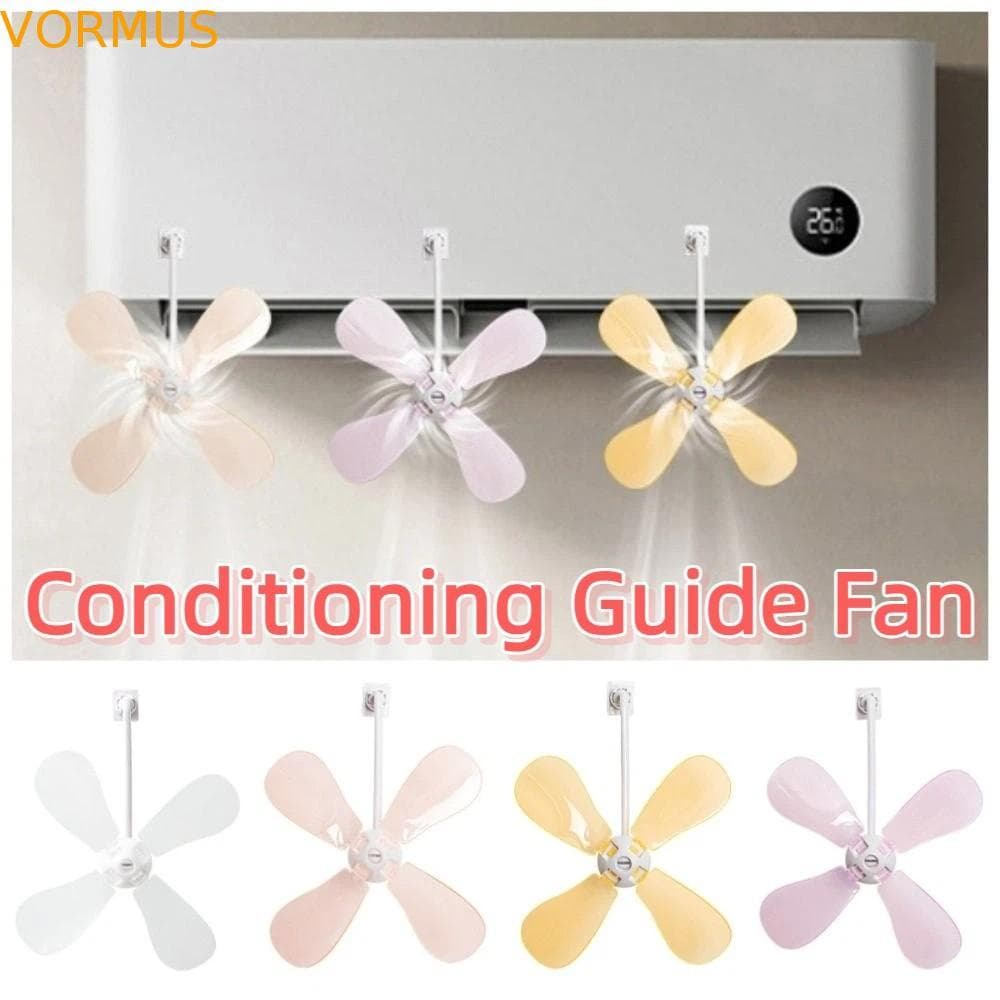 Ventilador Guia De Condicionamento VORMUS 3 Unidades , De Ar Condicionado Silencioso Anti-Sopro Direto , À Prova De Vent