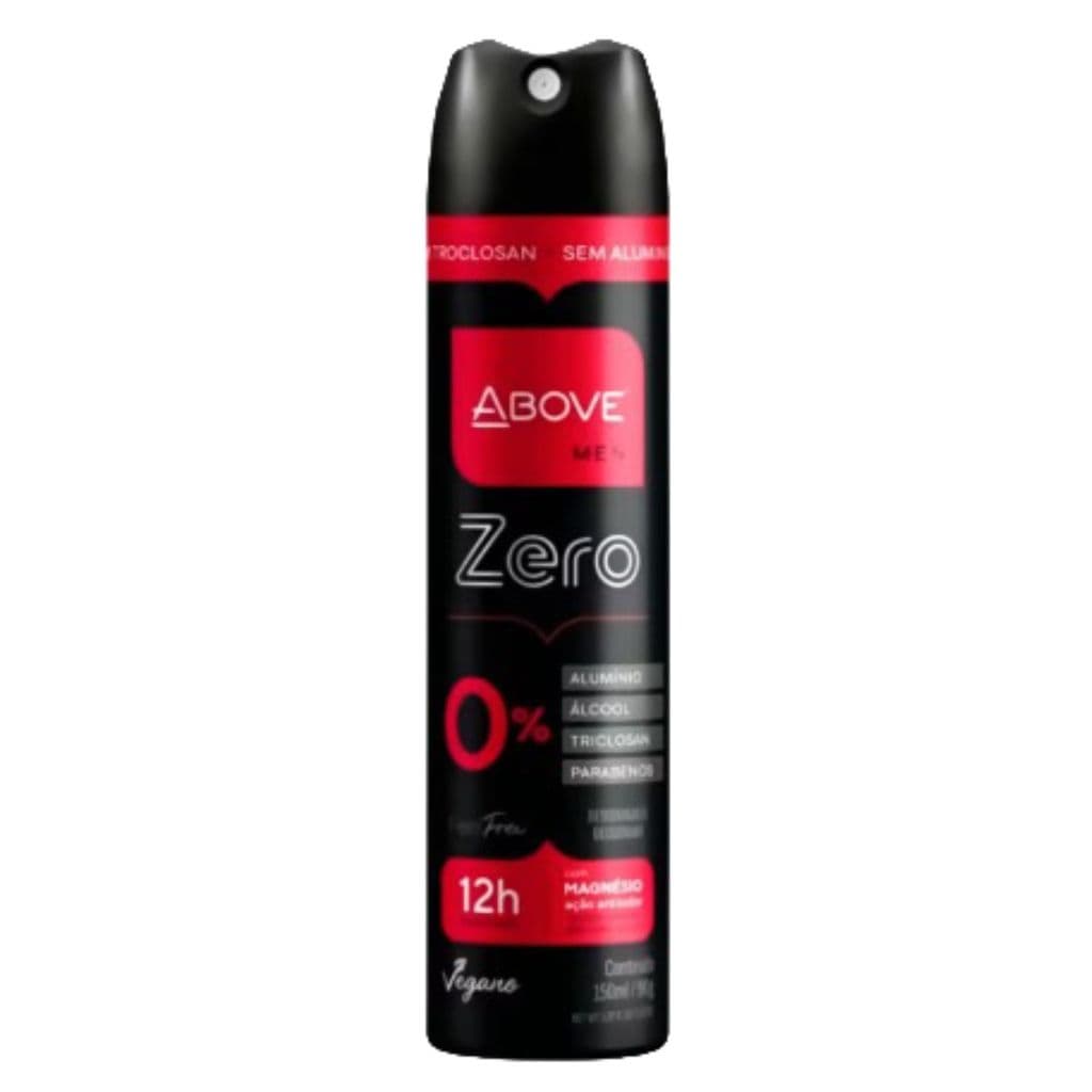 Desodorante Above Men Feel Free Zero 12h 150ml Sem Alumínio