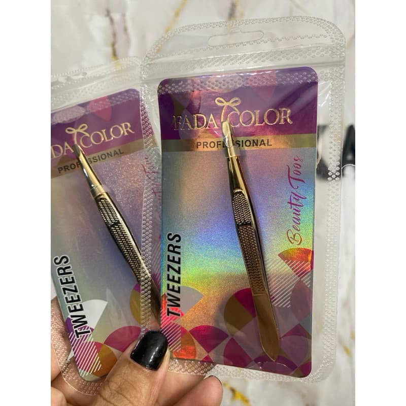 Pinça de Precisão para Depilação Facial e Sobrancelhas