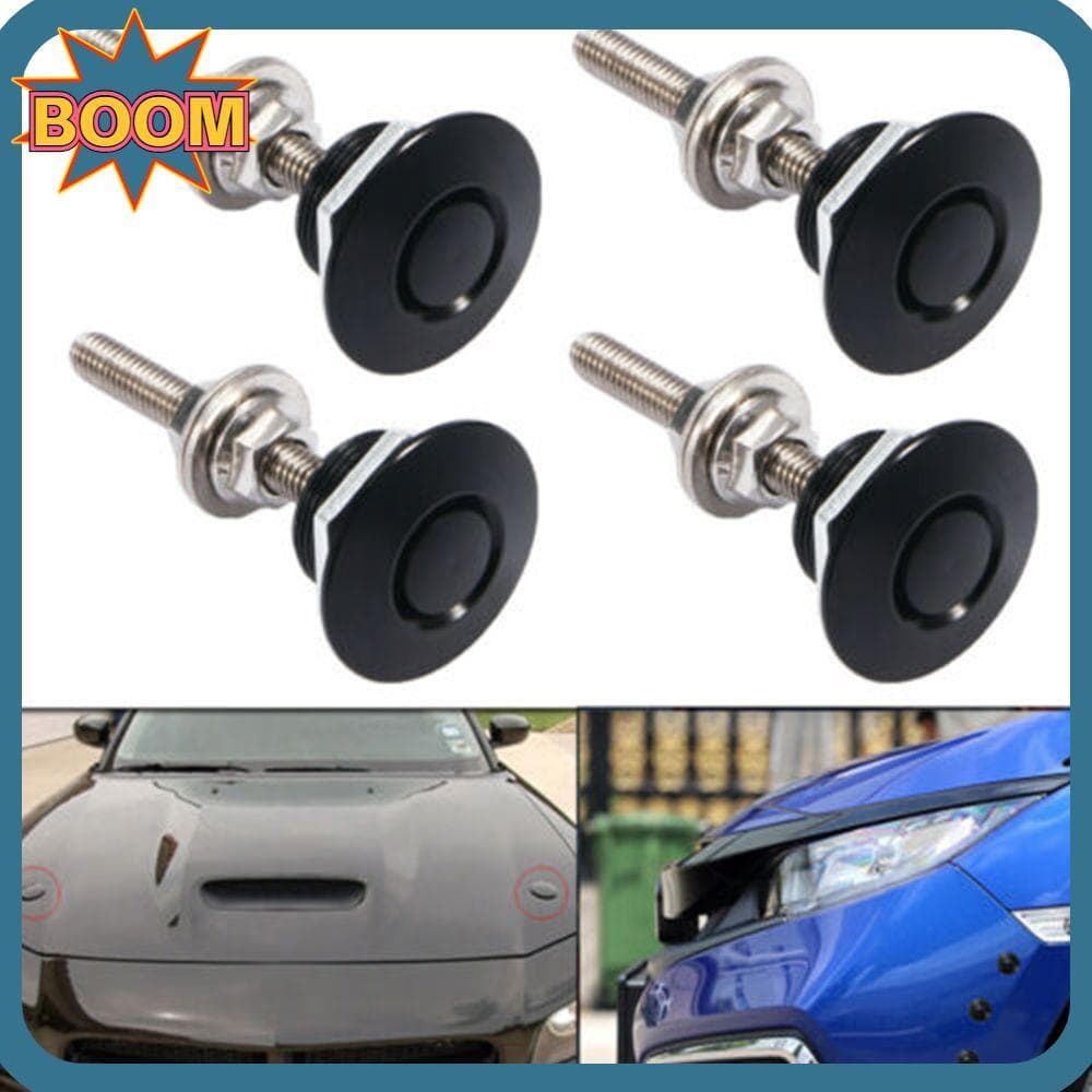 BOOM 2/4pcs Clipe De Trava Universal De Liberação Rápida Acessório Para Carro Pino Do Capô-Choque Dianteiro