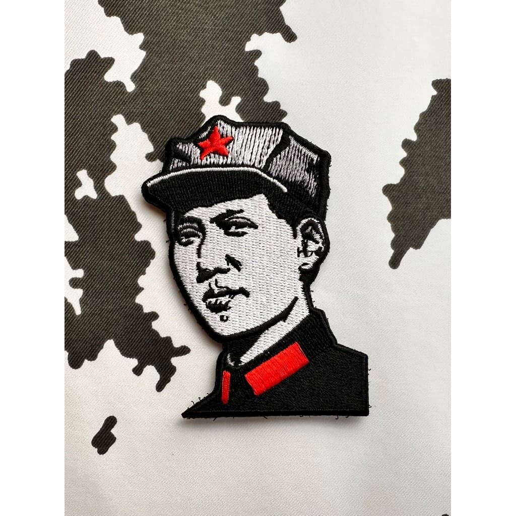 Estrela vermelha brilhante roupas chinesas mochila colete Velcro tático bordado emblema cadeira pele comemorativo emblem