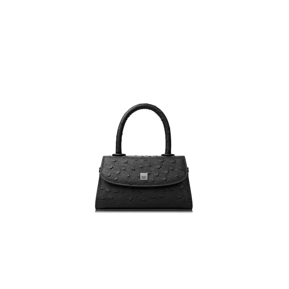 INJOYLIFE Bolsa de ombro com estampa de avestruz fofa pequena bolsa transversal fresca feminina elegante bolsa peq