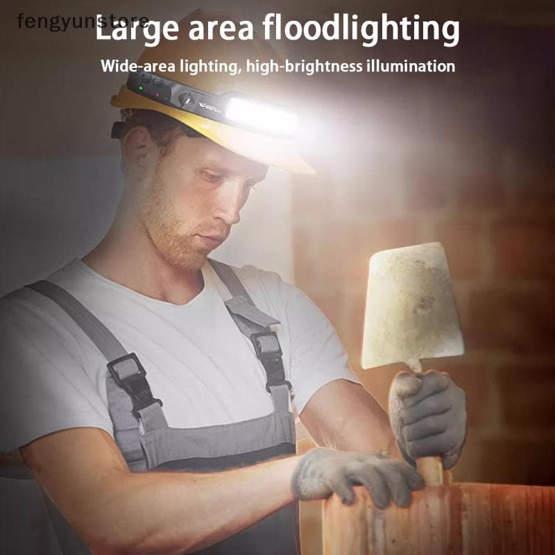 Cob Silicone Portátil Onda-Sensing Farol Usb Mini Multifuncional Lanterna De Pesca Ao Ar Livre