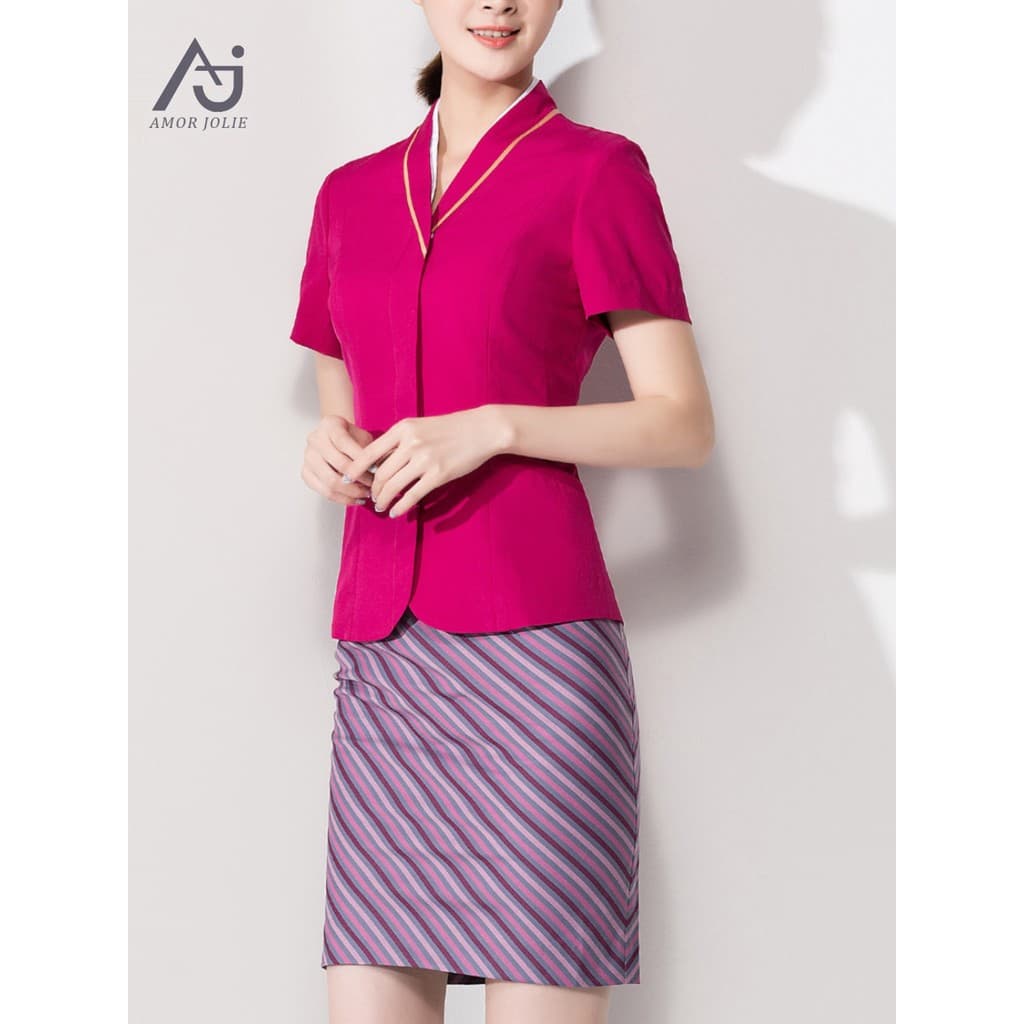 South Airlines Aeromoça Uniforme Mulheres Jaqueta Saia Curta Elegante Terno Profissional Hotel Construção Salão de Belez