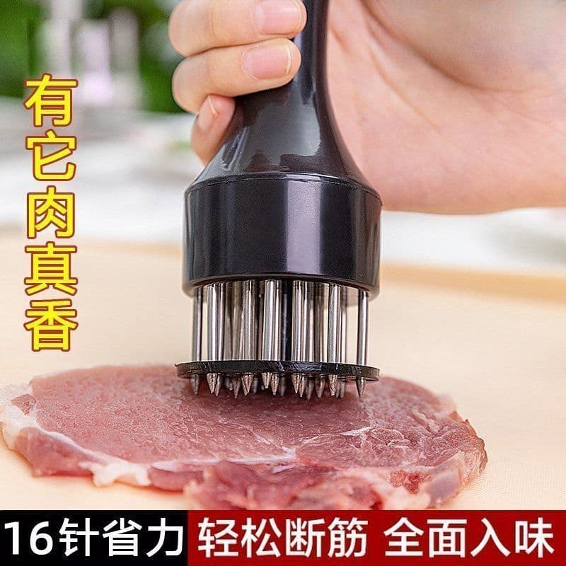 Agulha de carne macia para uso doméstico, costeleta de porco, costeleta de frango, agulha de carne solta, martelo de car