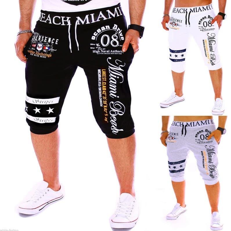 Shorts Calças Harém Casuais Masculinas Largas De Dança Hiphop