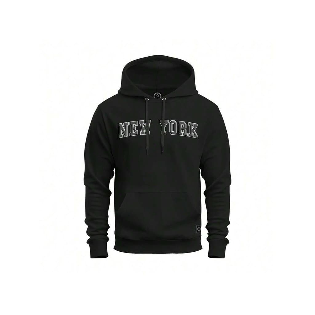 Moletom Premium Estampado Confortável New York Streetwear Casual
