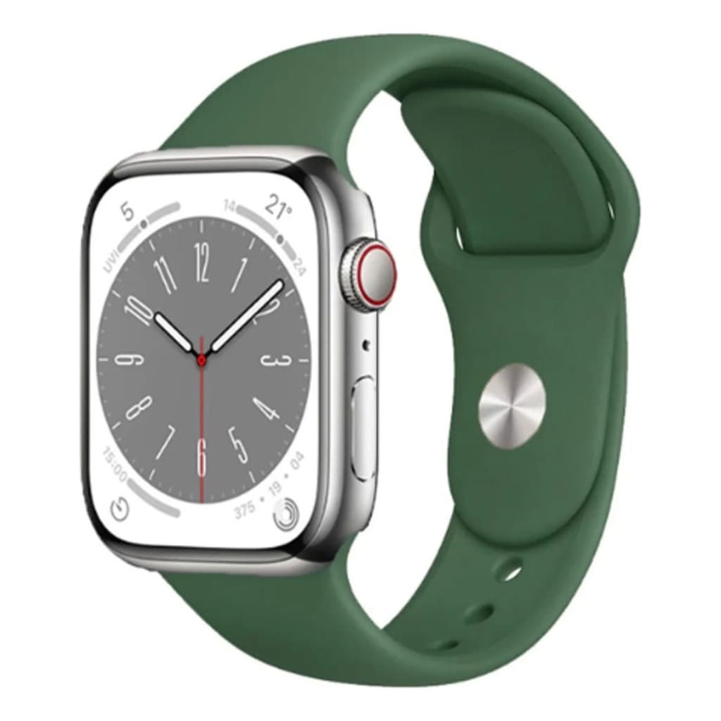 Pulseira Para Apple Watch 38mm 40mm 41mm 42mm 49mm- Silicone