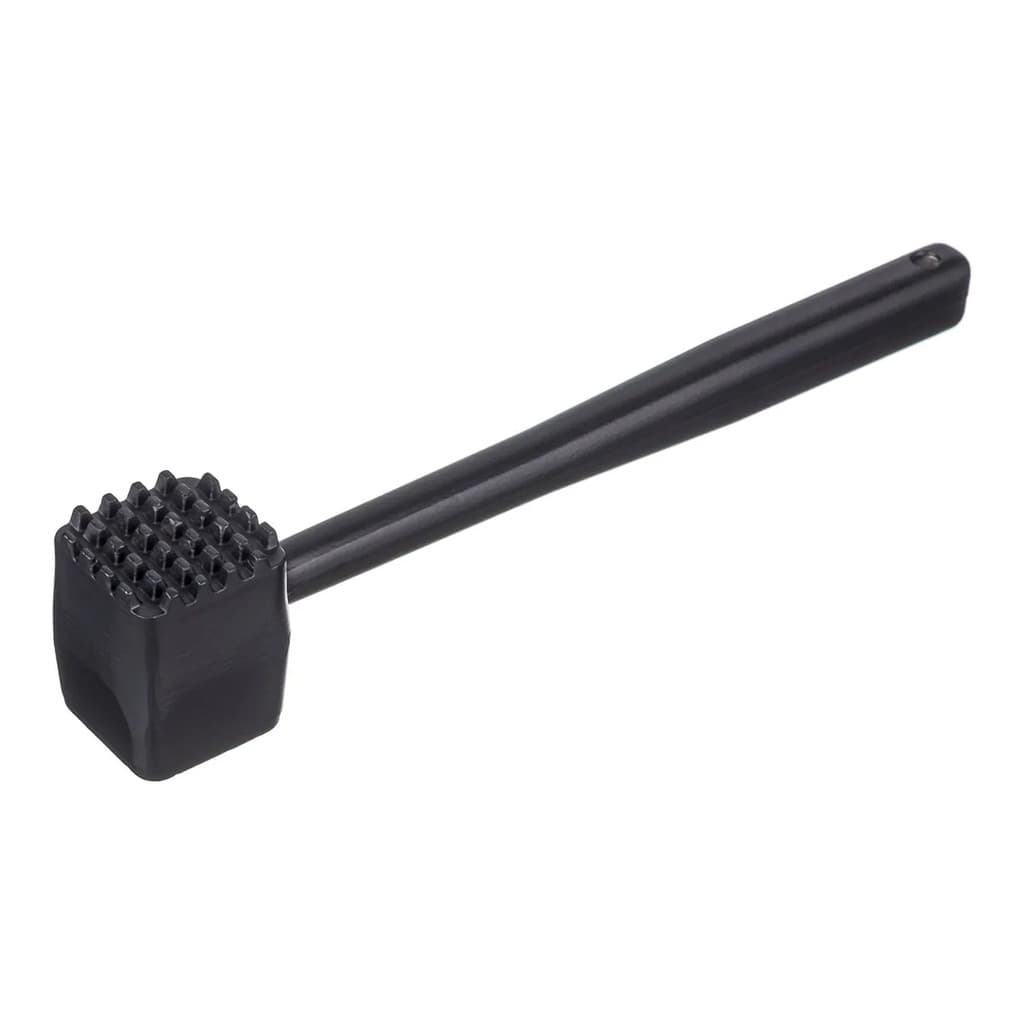 Martelo Amaciador de Carne Batedor de Bife Profissional Preto 20cm