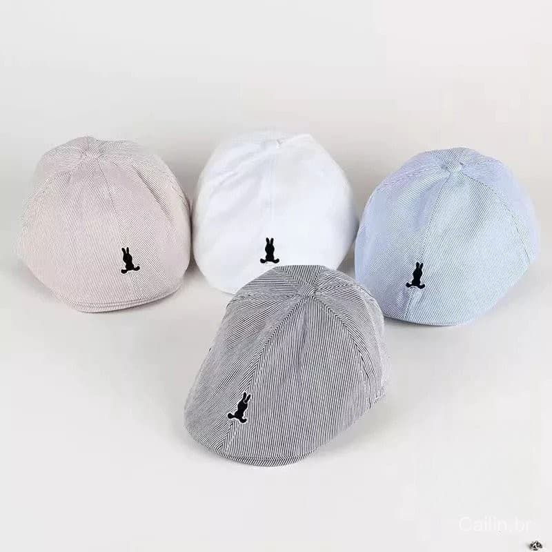 Chapéu De Bebê Boina Boy Travel Kids Cap Casual Toddler OOTD Design Formal Liso Branco Bege