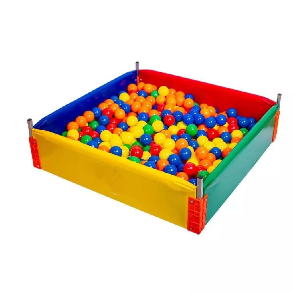 Cercado para bebes para Piscina de Bolinhas – 1x1m, Colorido