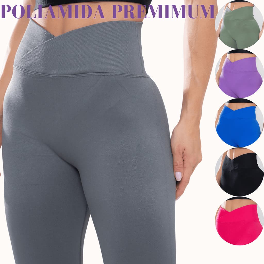 Legging Feminina Academia Scrunch Cintura Alta