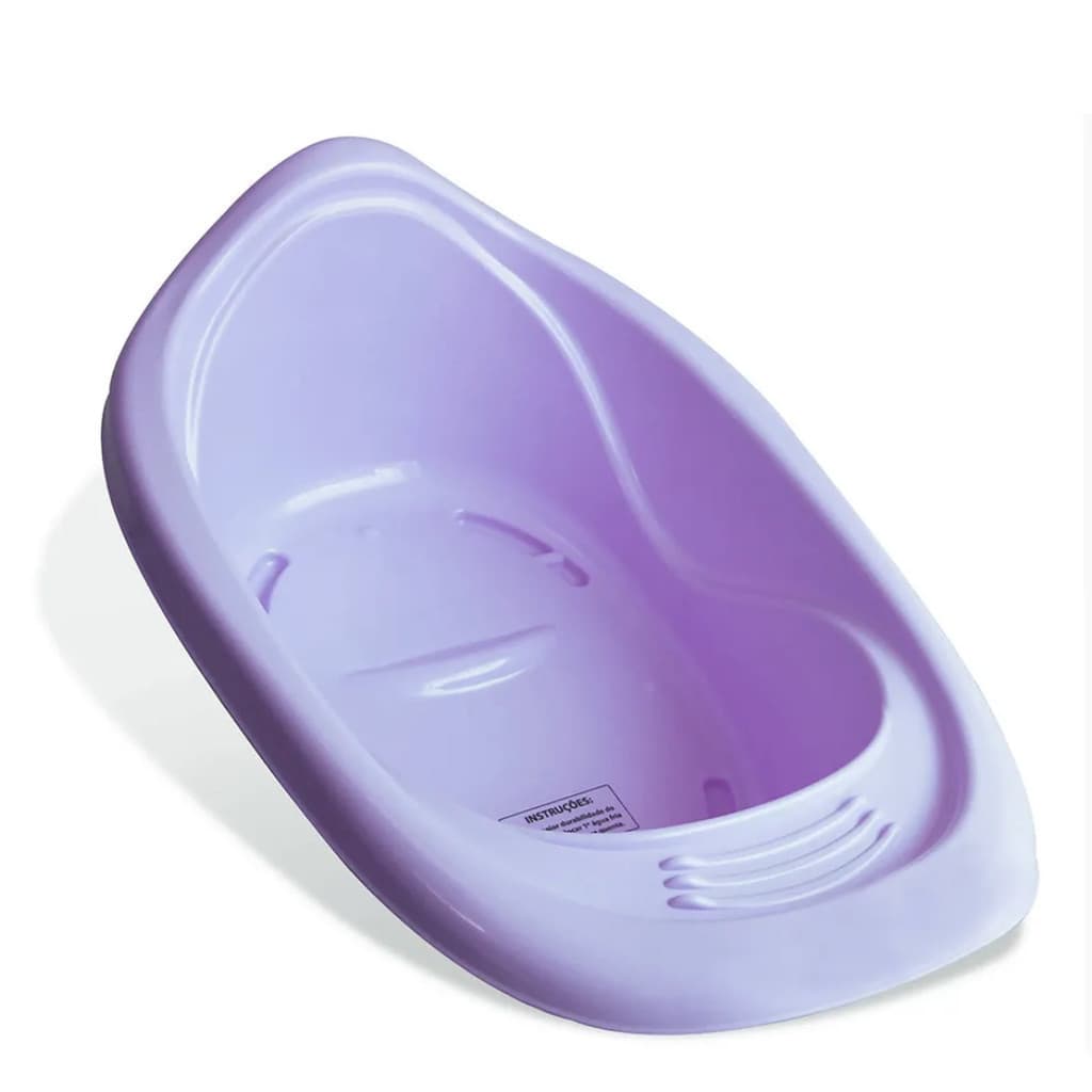 Banheira de bebe 22L Resistente Infantil Menina Lilas