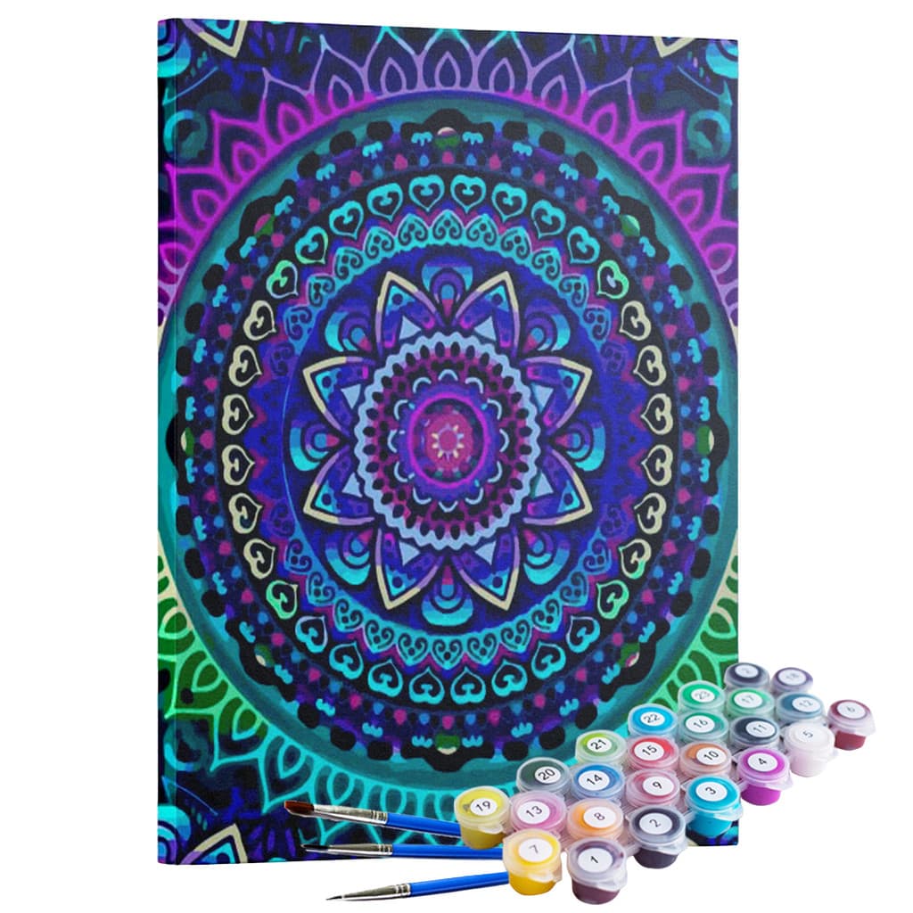 Kit Pintura Terapêutica - Mandalah Psicodélica