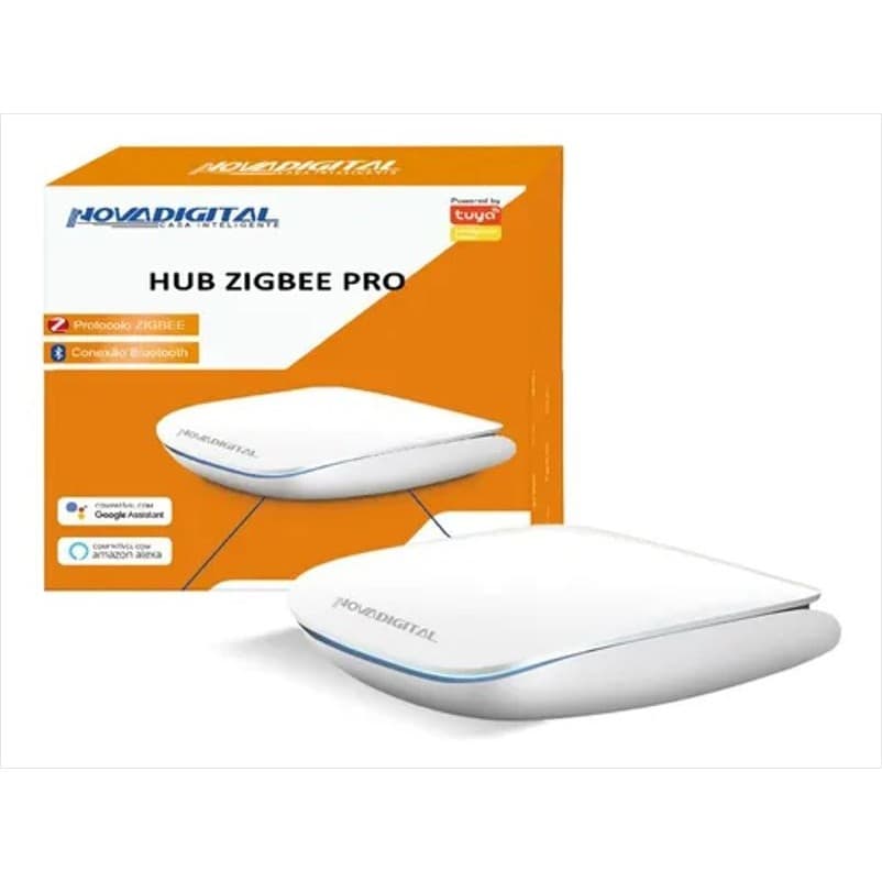 Hub Zigbee Pro Wi-fi Novadigital Até 128 Dispositivos Branco - L5