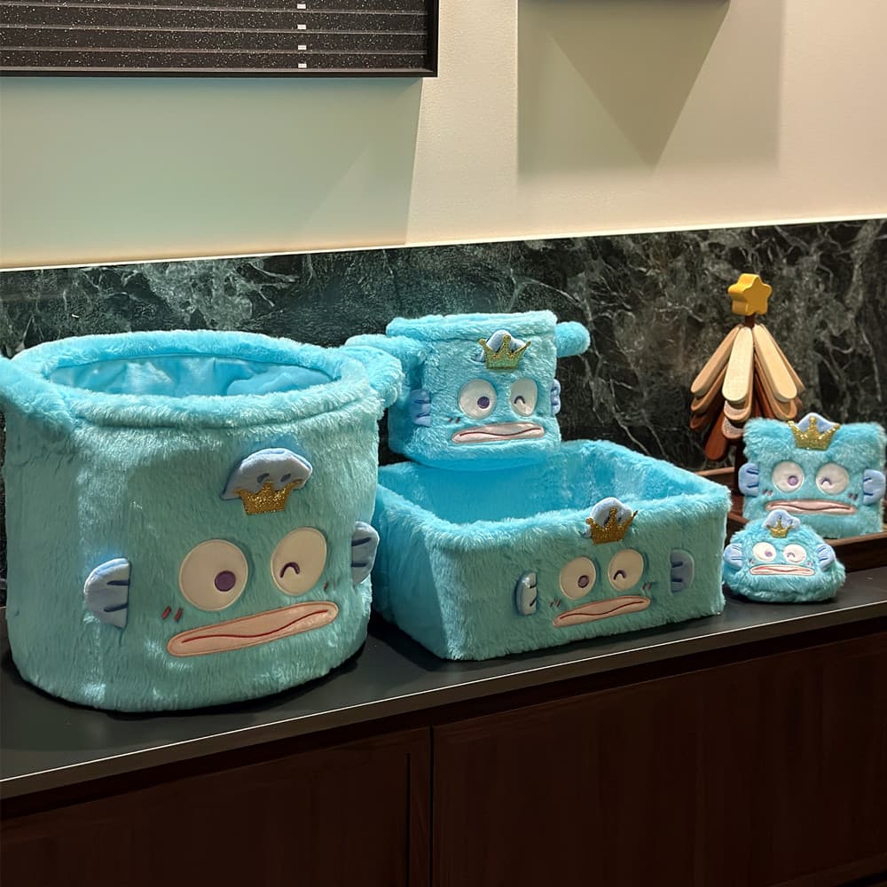 Bonito menina coração dos desenhos animados caixa de armazenamento de pelúcia Desktop diversos organização caixa dormitó