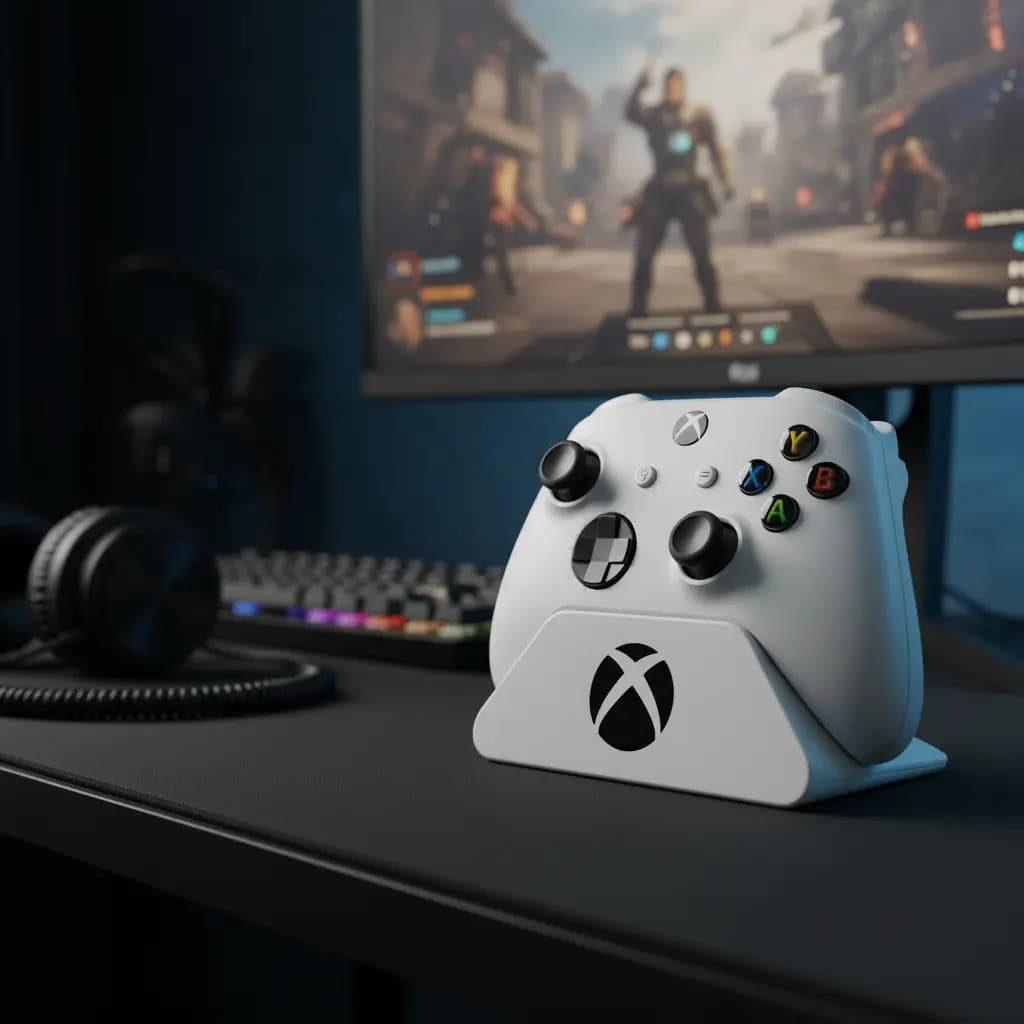 Suporte Controle Xbox One | S | X Logo 3d Segura E Protege