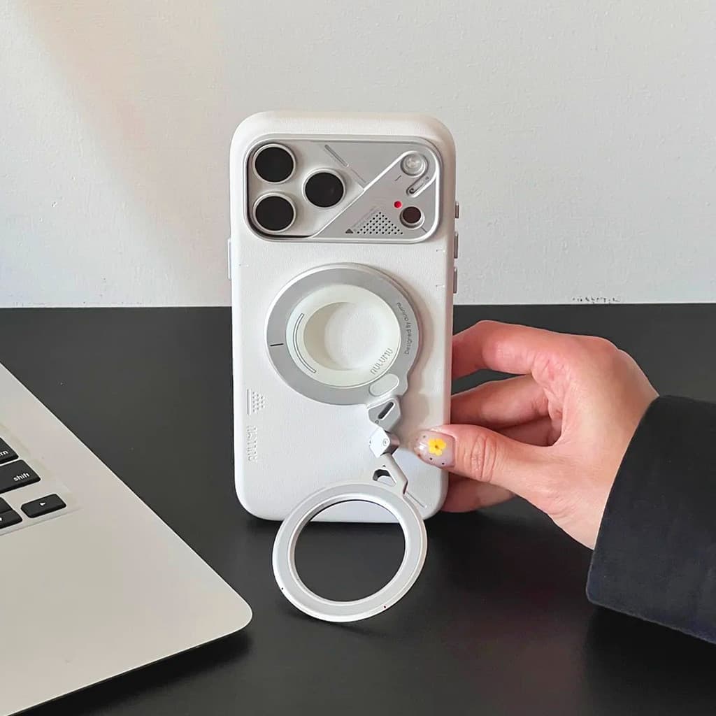 Suporte magnético de dupla face para telefone, multifuncional, dobrável, anel giratório, fivela, suporte preguiçoso, Dra