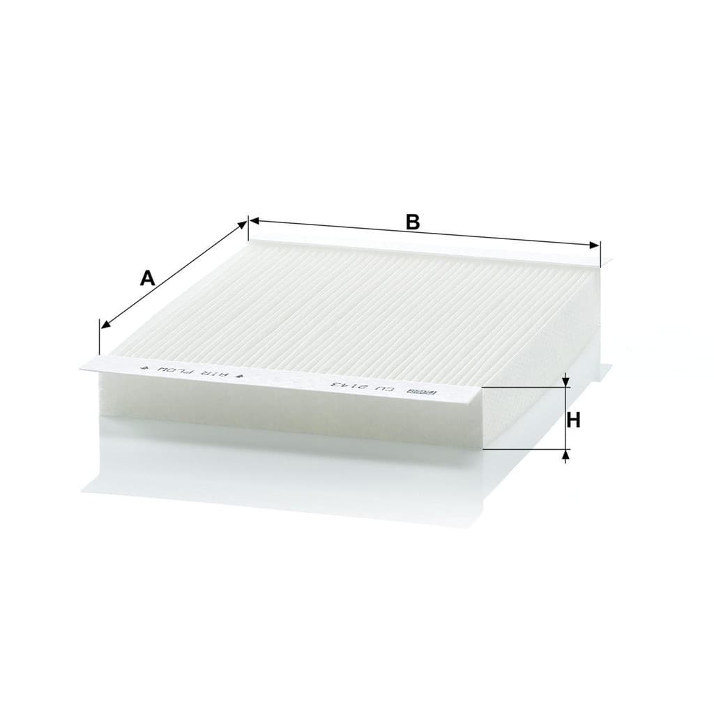 Filtro Cabine Mann CU2143 -GENERAL MOTORS Meriva
