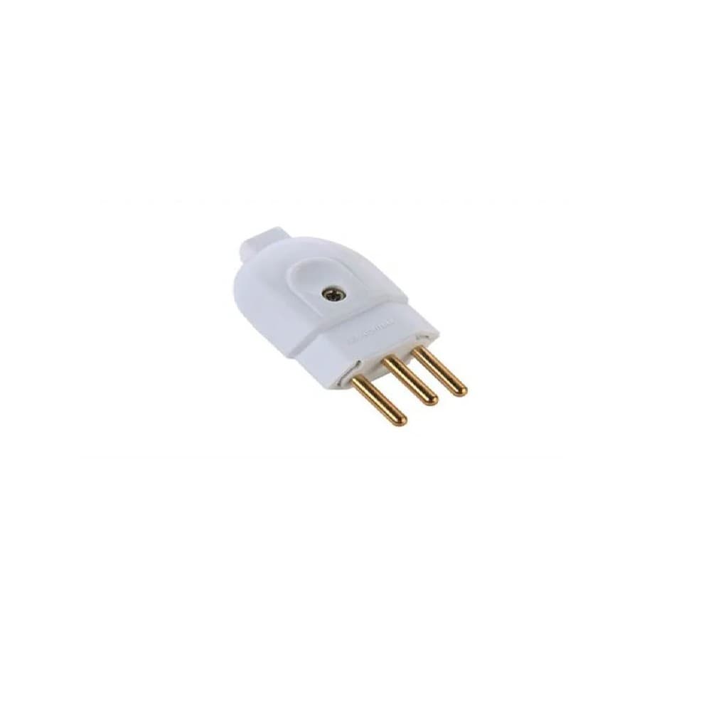 PLUG MACHO 3P 20A BRANCO 57402/007