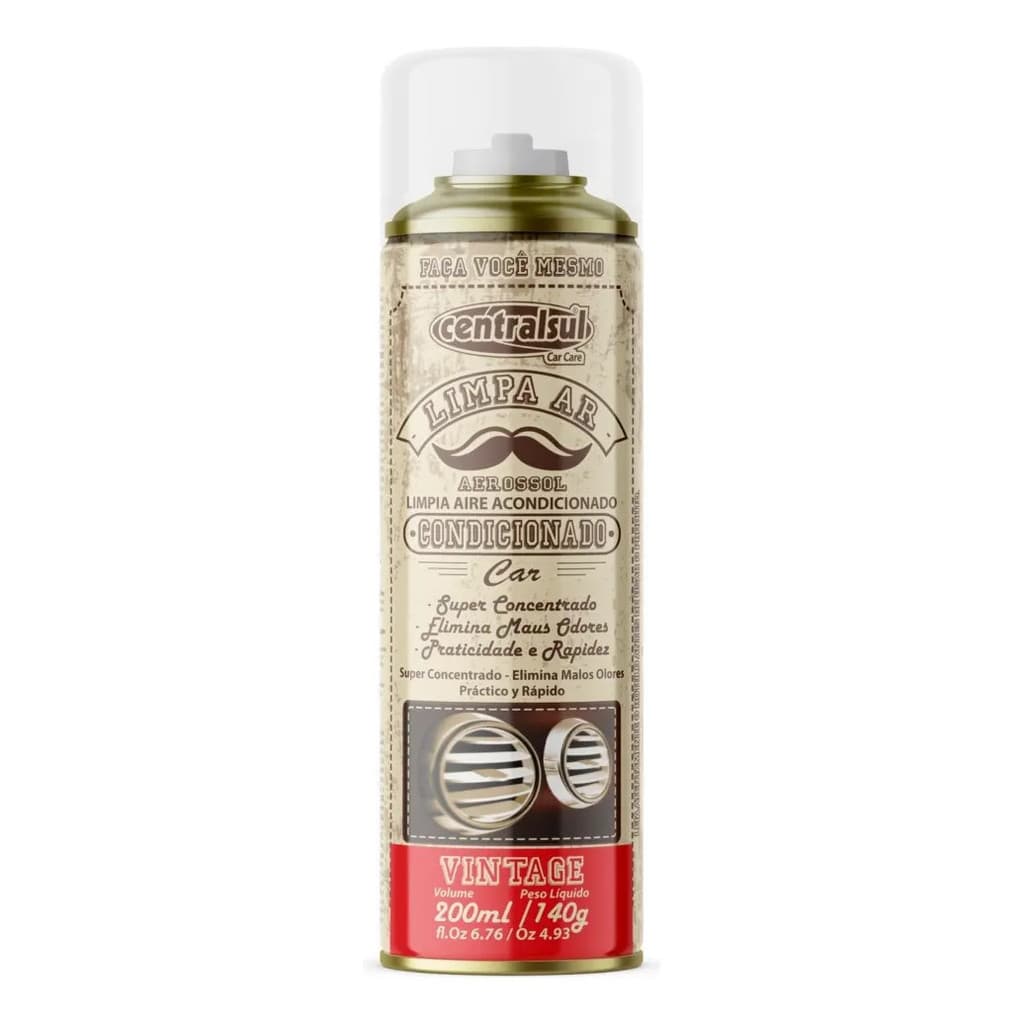 Limpa Ar Condicionado Vintage 200ml Centralsul 1 Unidade