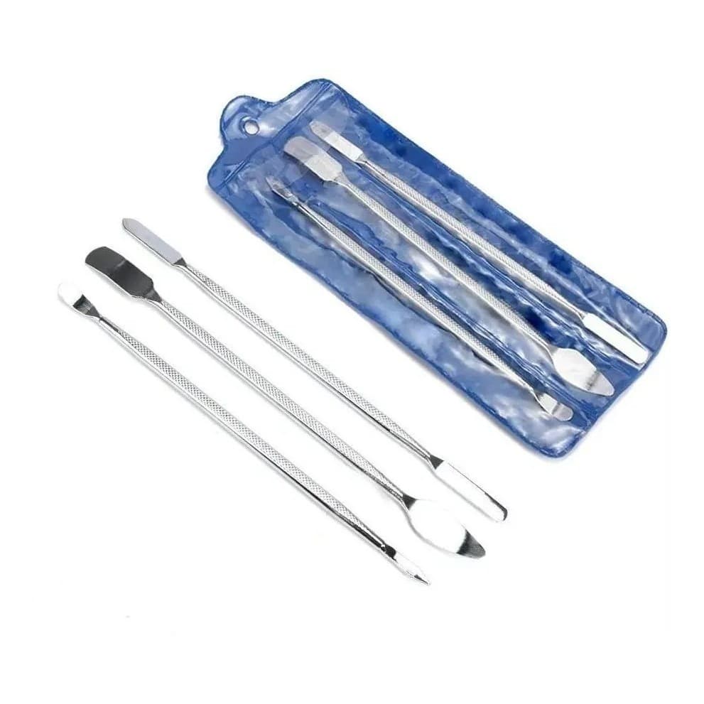 Kit 3 Espátulas de Aço Precisão Para Reparo e Conserto de Telas e Placas Espatula Manutenção