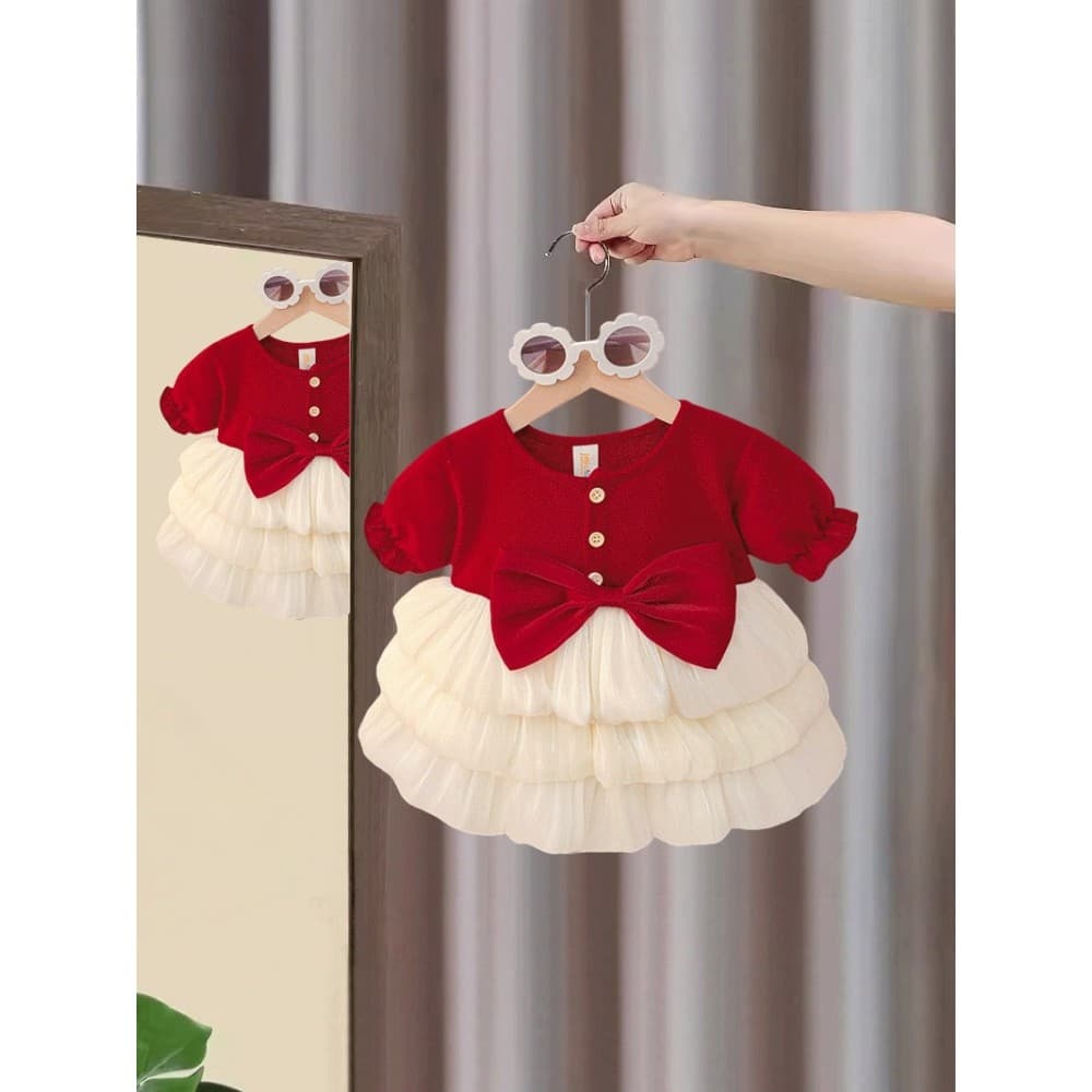 Vestido de bebê vestido de bebê estilo ocidental vestido de gaze vestido de verão vestido infantil 2026 novo estilo vest