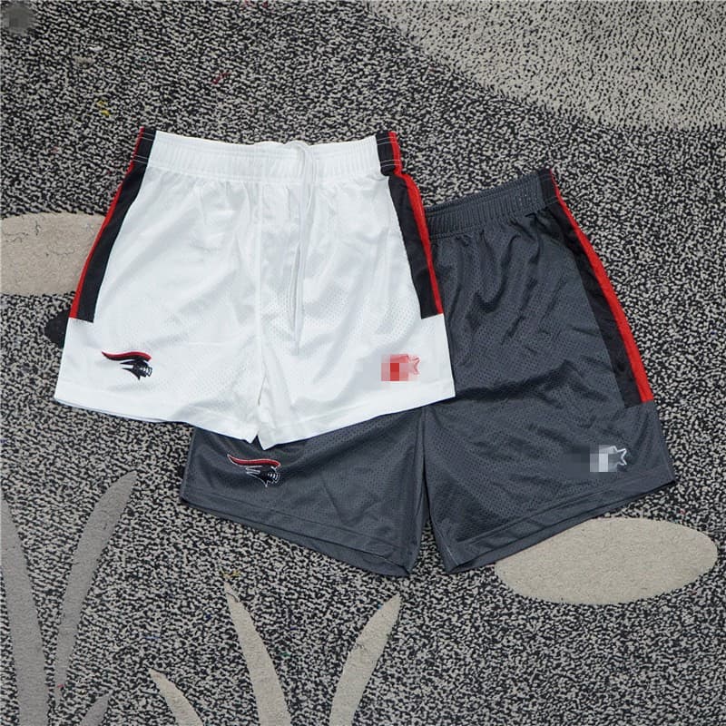 Meichao Street American Casual S-Star Malha de camada dupla de secagem rápida Calças esportivas de basquete Calças de ci