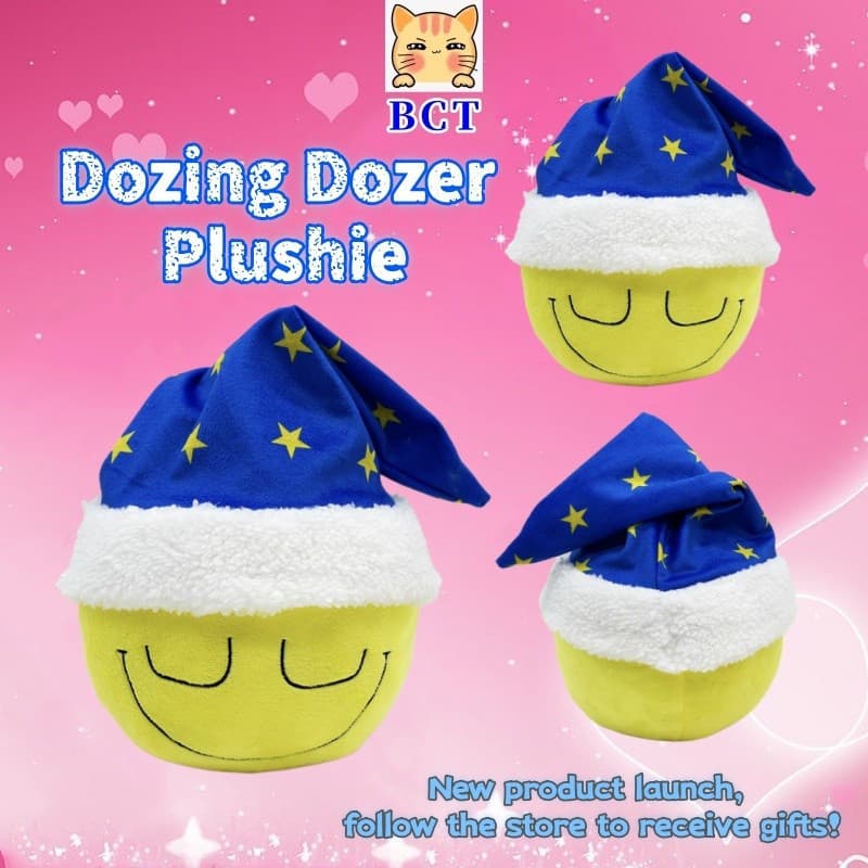 BCT ✨ Dozer Plushie Toy Jogo Divertido Boneca De Pelúcia Dozendo Por The Fartering Pows , Amarelo Macio Sorrindo Travess
