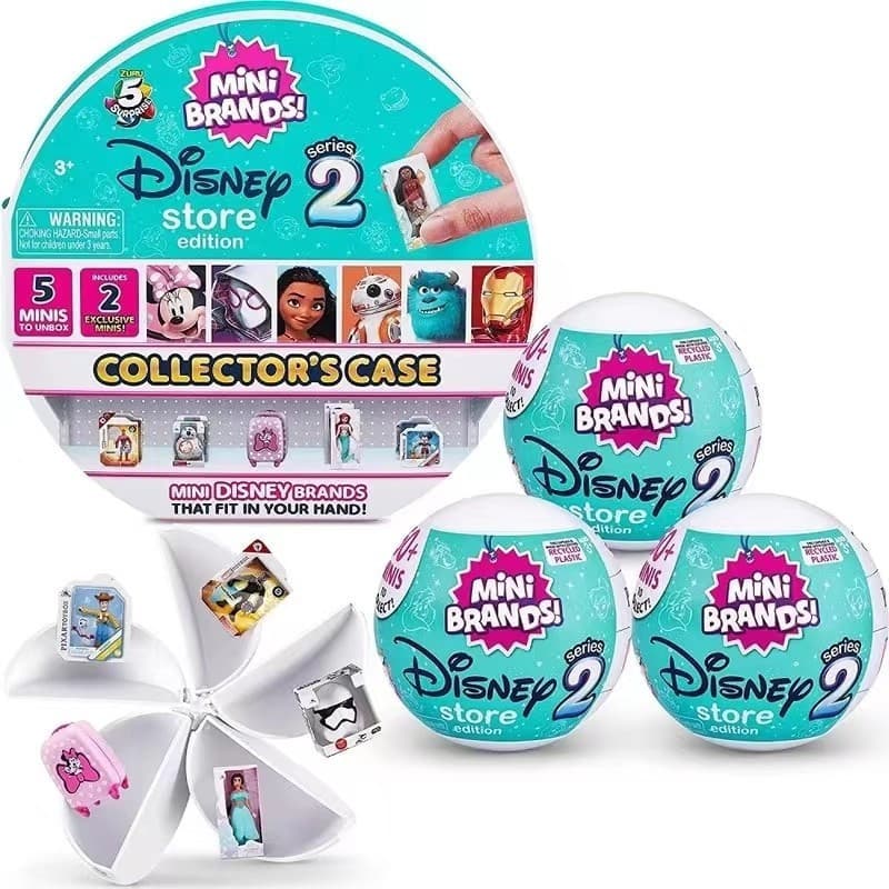 Mini Marcus 5 Caixas Surpresa Bola Surpresa Série Disney Cápsula Misteriosa Brinquedo Colecionável RAEH HBN5
