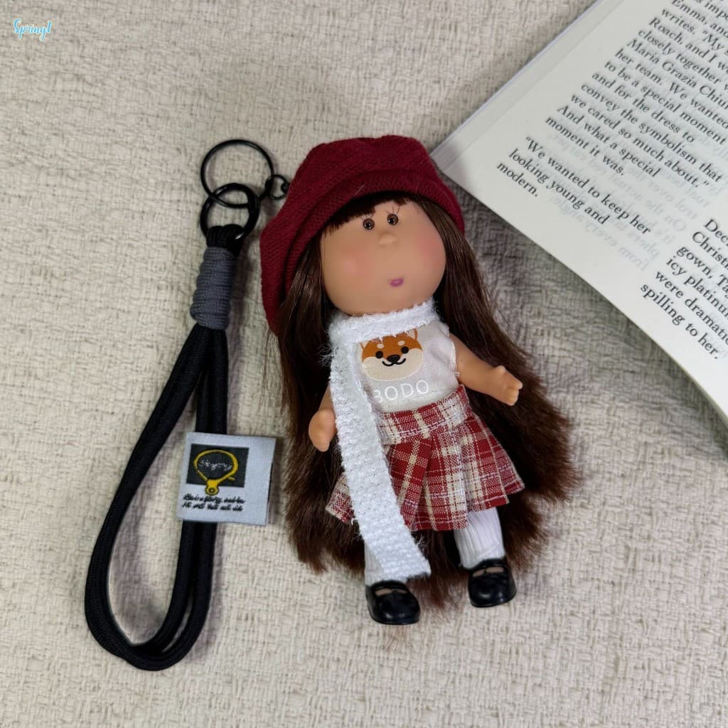 Boneca De Batata Espanhola Com Junta Móvel De 14 Cm Mia-Pingente De Vinil DIY Pequena Artesanal