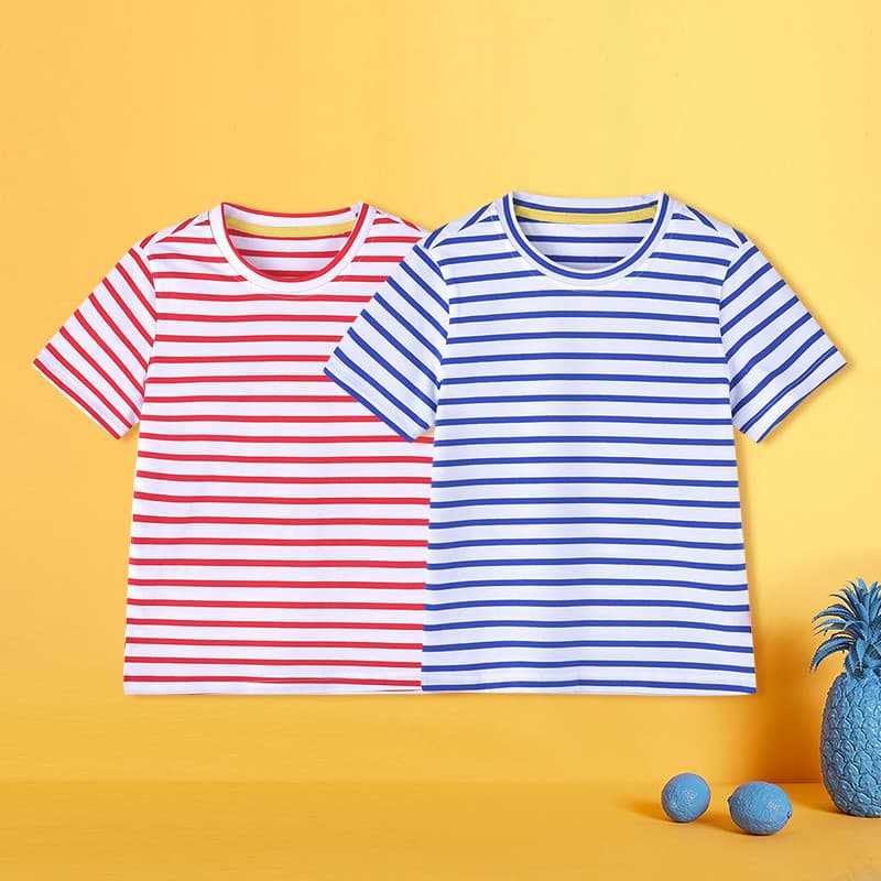 GILE meninos camiseta de manga curta 2023 na moda grandes crianças meninas camiseta puro algodão verão estilo fino crian