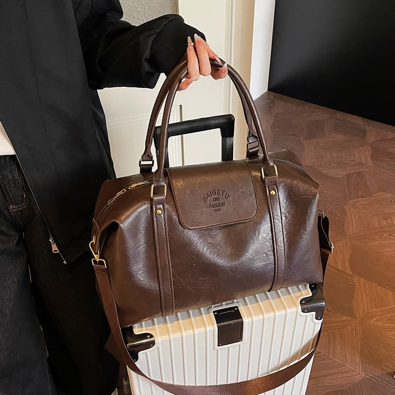 Grande capacidade de curta distância portátil saco de viagem feminino passeio moda leve saco de bagagem saco de ginásio