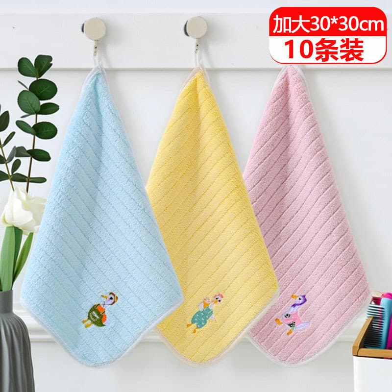 Toalha quadrada para bebês, toalha de rosto doméstica, absorve água, secagem rápida, mais macia do que algodão puro, len